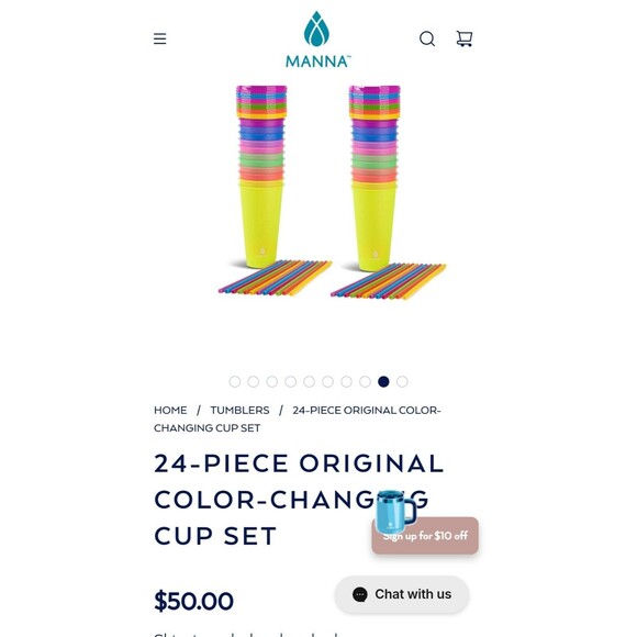 Bulk Manna Color Changing Cups 24 pack - cricut cup maker - Picture 3 of 4